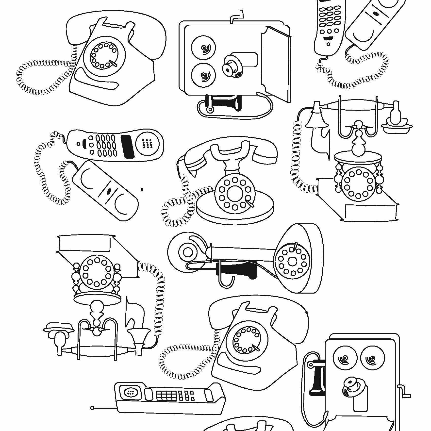 Here's an idea for an ipone case; illustrations of all the phones that come before.